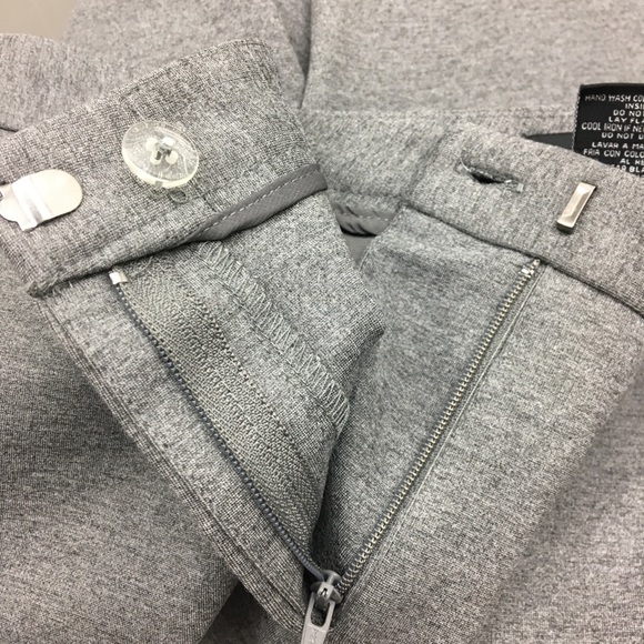 Max&Mia Crop Dress Work Pants Heather Gray Small - Picture 7 of 7